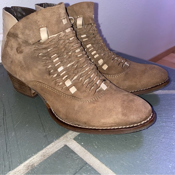 Rebel Cori Suede Leather Booties - Picture 2 of 5